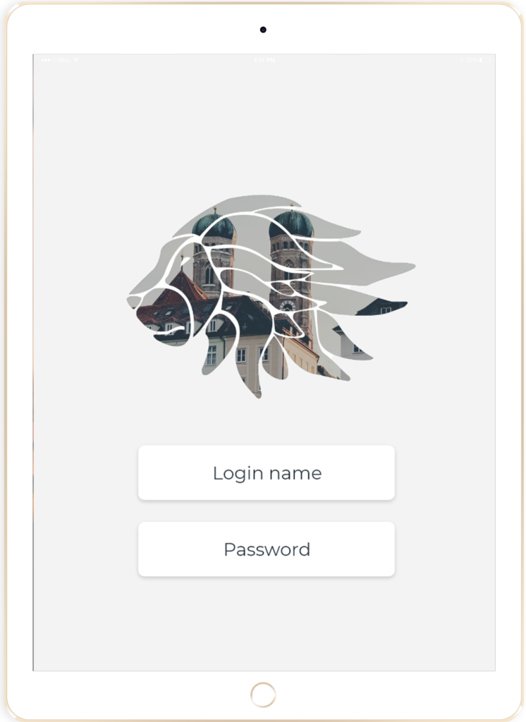 Login Area Mockup